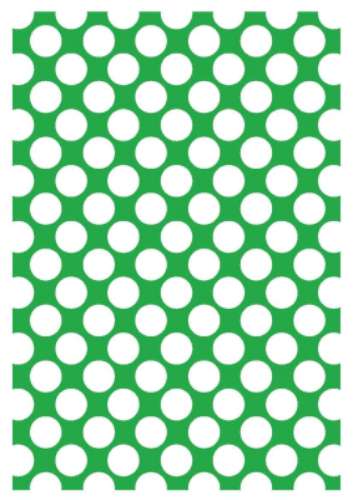 Printed Wafer Paper - Large Polkadot Lime Green - Click Image to Close
